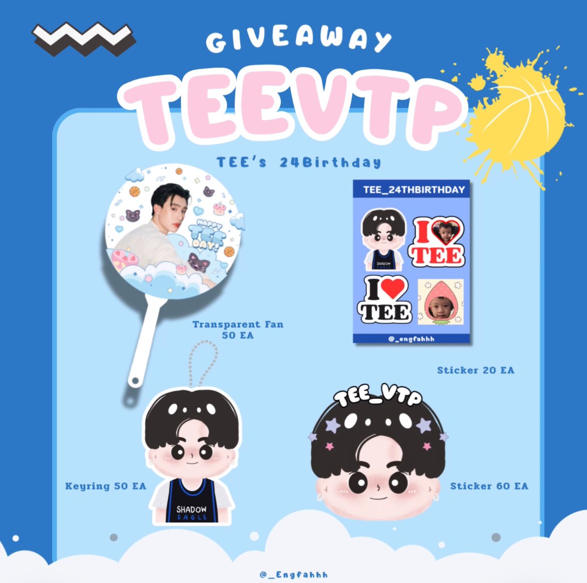 ⋆ ☆₊⋆pls kindly rt 🩵 °·. 

° ᡣ𐭩   ɢɪᴠᴇᴀᴡᴀʏ ꜰᴏʀ  𝗧𝗘𝗘’𝘀 𝗙𝗮𝗻 ⑅ ♡ིིྀ

🩵 #TEE_24THBIRTHDAY 🎂

🗓️ 𝟤𝟤 ᴍᴀʀᴄʜ 𝟤𝟢𝟤𝟧

📍 ‘𝑇𝐻𝐴𝑁𝐴𝑃𝑂𝑂𝑀 𝑇𝑂𝑊𝐸𝑅’

 ———#tee_vtp #ธีรเดช ——— 

 ꒰ <a href="/vitheepanich/">tee_vtp</a> ꒱