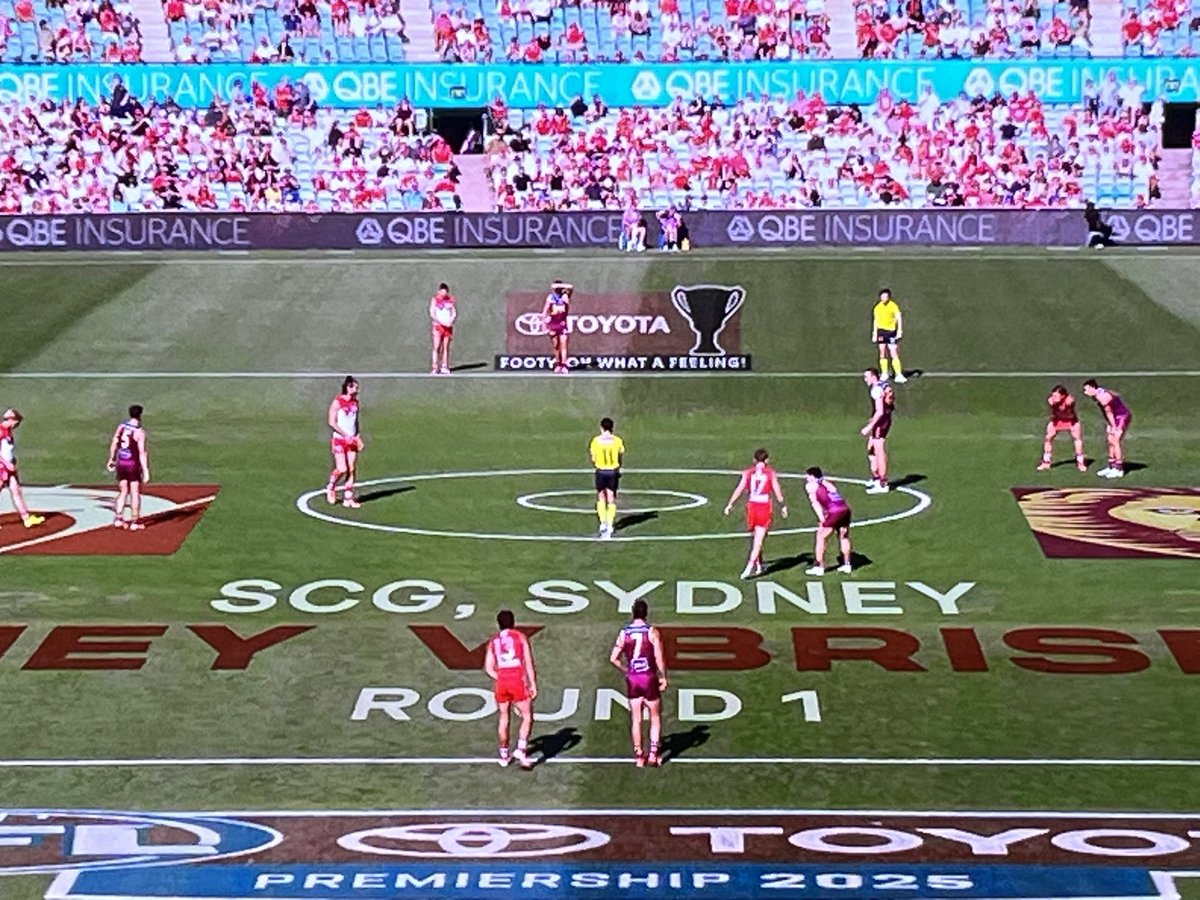 CLEinBNE's tweet image. Lions footy is finally back! Go the @brisbanelions!
#AFLSwansLions