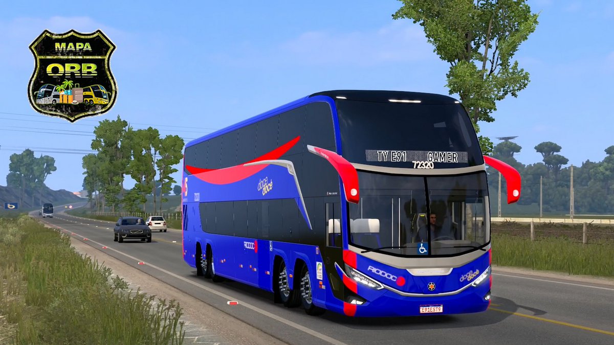 e91gamer's tweet photo. ETS 2: Mapa ORB | PARADISO G8 1800 DD: De Teófilo Otoni para Posto da Mata
https://t.co/mHN4ot4bzn
@SCSsoftware
⭕Inscreva 👍Curti 🌍Compartilha
#EuroTruckSimulator2 #ETS2 #SCSSoft
#SCSSoftware #BestCommunityEver
#MapaÔnibusRodoviárioBrasil #MapaORB
#E91Gamer https://t.co/Ahf4M6GUJW