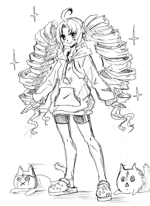 落書き パーカーついなちゃん👹✨
リクエストありがとうでした!!! 