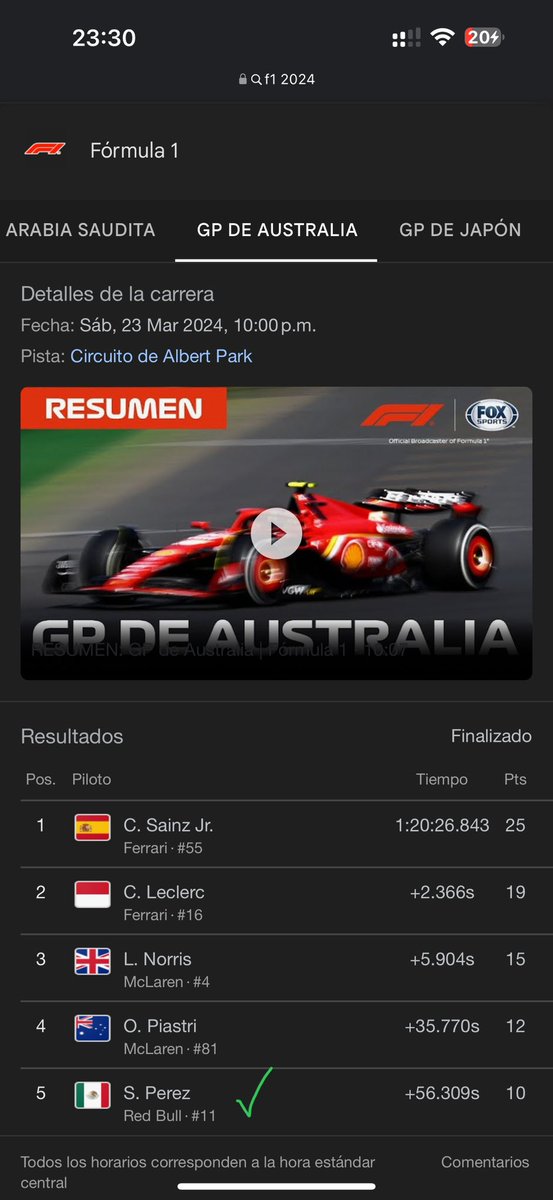 MARIOGJH's tweet photo. @SChecoPerez en en el 2022, 2023 y 2024 en los primero 5 https://t.co/YU2YoPLe7D