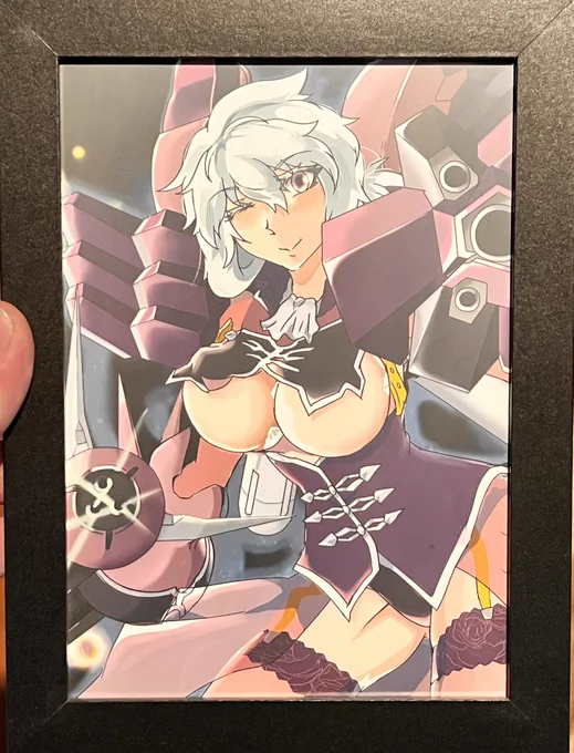 アレッサさんの可愛いイラストを印刷してきたっす('ω')キャワイイー 