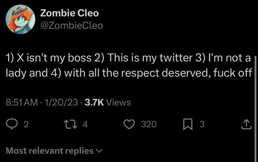 Said this on Tumblr but I've realised that I should also probably say it here since this is where I see it most. Since I'm seeing people make those life series team lists and keep calling ZombieCleo a girl. Friendly reminder that Cleo is nonbinary and not a lady