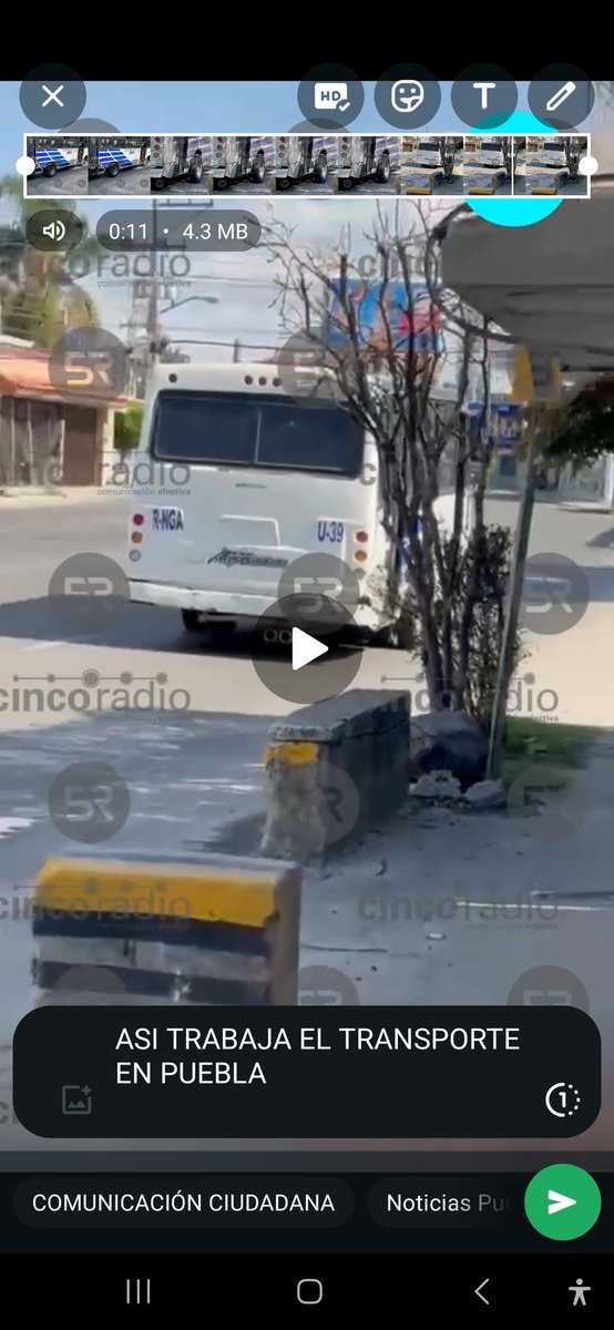 ZonaSegPuebla's tweet photo. ASI TRABAJA EL TRANSPORTE EN PUEBLA
RUTA NGA UNIDAD 39
Y ASI QUIEREN AUMENTAR EL COSTO DEL TRANSPORTE
CUANDO RECIBIMOS UN TRANSPORTE DE 5ta https://t.co/9YW0RSPOyA