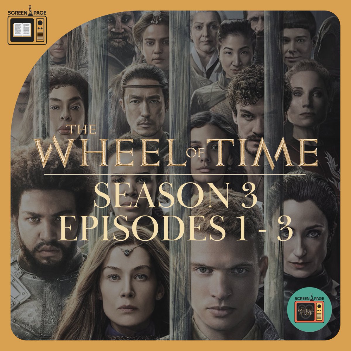 ScreenPagePod's tweet image. It was a beginning. Rich, Pres, and Taylor gather in the Hall of Screen &amp;amp; Page to discuss the first 3 episodes of Wheel of Time Season 3! #wheeloftime #WoT #twitteroftime

cms.megaphone.fm/channel/wheelo…