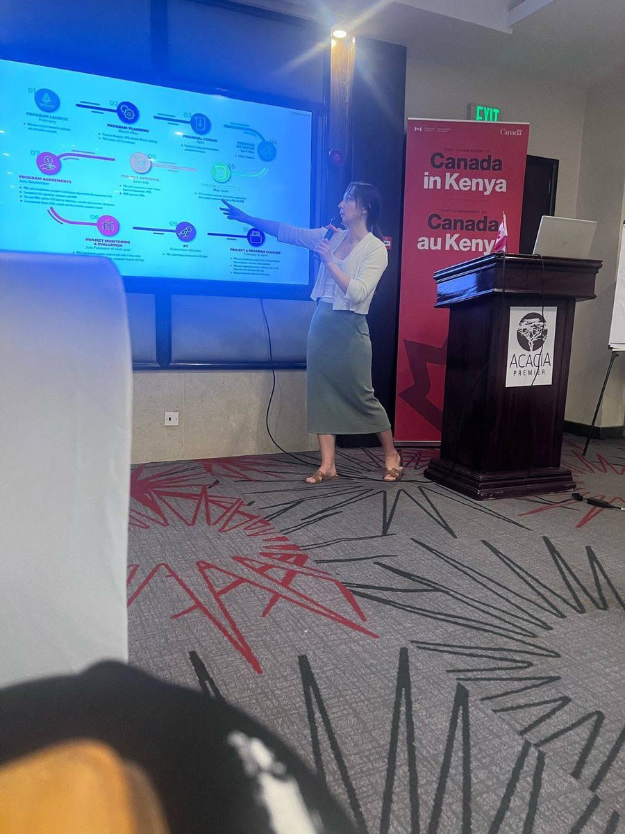 stadakenya's tweet photo. We honoured an invitate from @CanHCKenya to learn more about the Canada Fund for Local Initiatives. The CFLI is a grants program that supports local projects designed and implemented by local organizations. 
We also attended a reception hosted by the High Commissioner of Canada. https://t.co/xLWuk16KUF