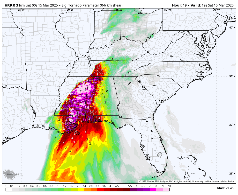 OffGridDestiny's tweet photo. 🚨Tornado Outbreak🚨
Warn anyone you know in the highest 3 risk areas. Lives have already ended, and March 15 will likely support much more severe weather with high risk of large, violent, long-track tornadoes.
#BeSafe #TornadoOutbreak #HighRisk #SevereWX #Mississippi #Alabama https://t.co/PuOIJqXX2M