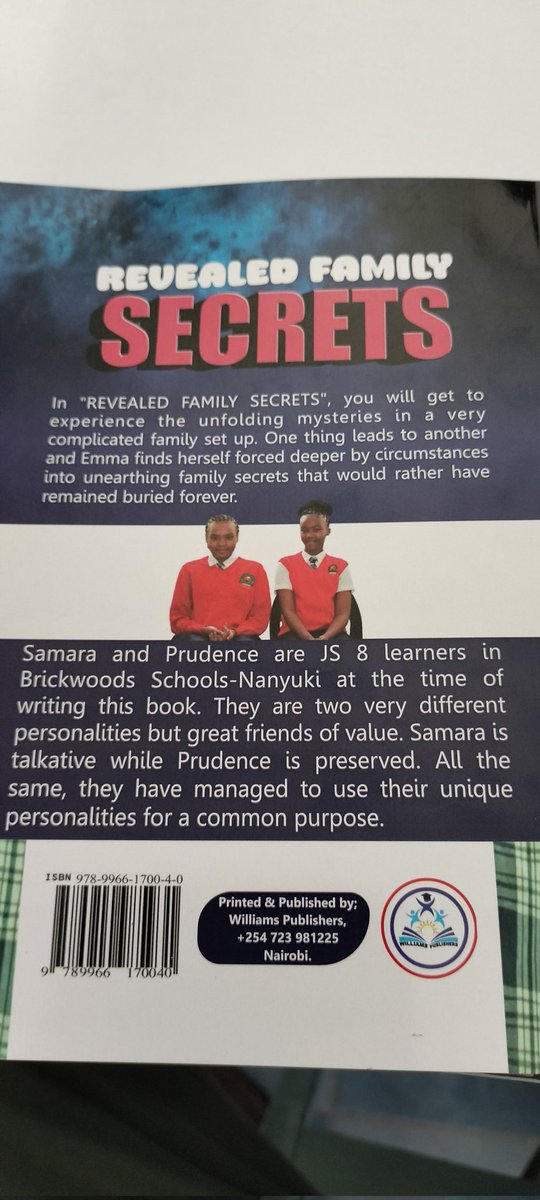 KiamaKaara's tweet photo. My daughter just got published. It is such a joy for her milestone! https://t.co/65pl3uinxx