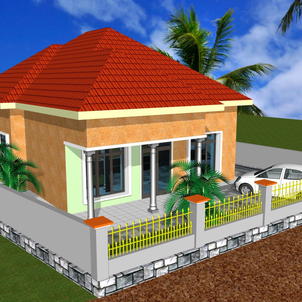 archafricaburea's tweet photo. 3 BEDROOM RESIDENTIAL PICHED ROOF https://t.co/mPLydQq9MS