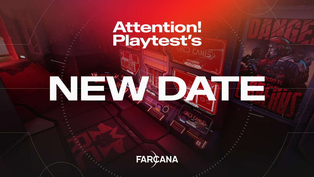 🚨 Playtest Update! 🚨

Hey everyone! We have a small change — our Farcana playtest is moving from March 17 to MARCH 20.

We know you’ve been waiting, and we truly appreciate your patience! This extra time will help us fine-tune the experience and make sure everything runs