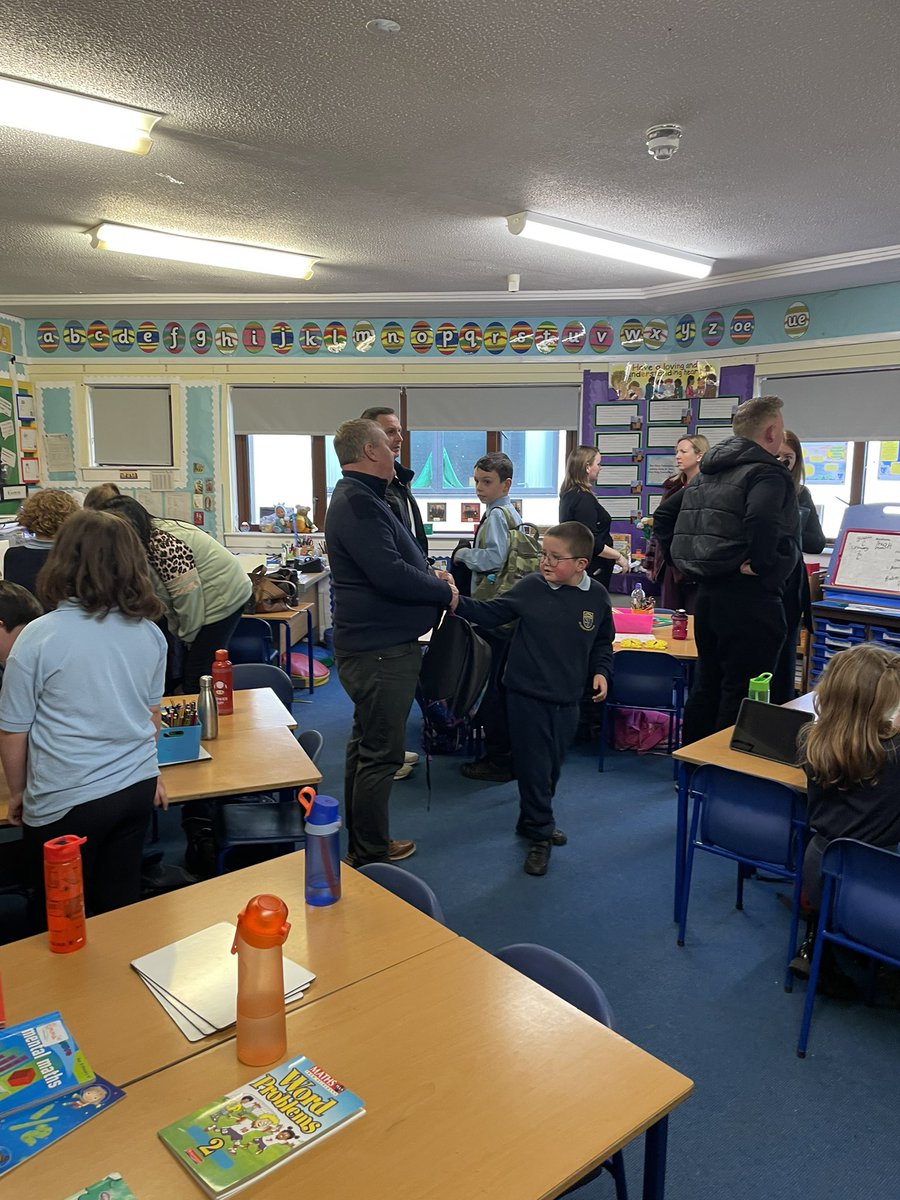 Great to have our parents in for our numeracy open afternoon #thestjoesstory
