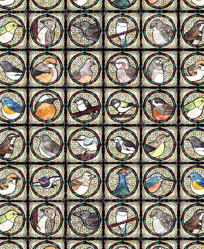 【ステンドグラス風イラスト】
ローソン、ファミマのコピー機で印刷できます。

ユーザー番号:TR8NQRR9MG
用紙:A4、B4普通紙orA4光沢紙
4/6まで

ぜひ印刷していただけると嬉しいです！