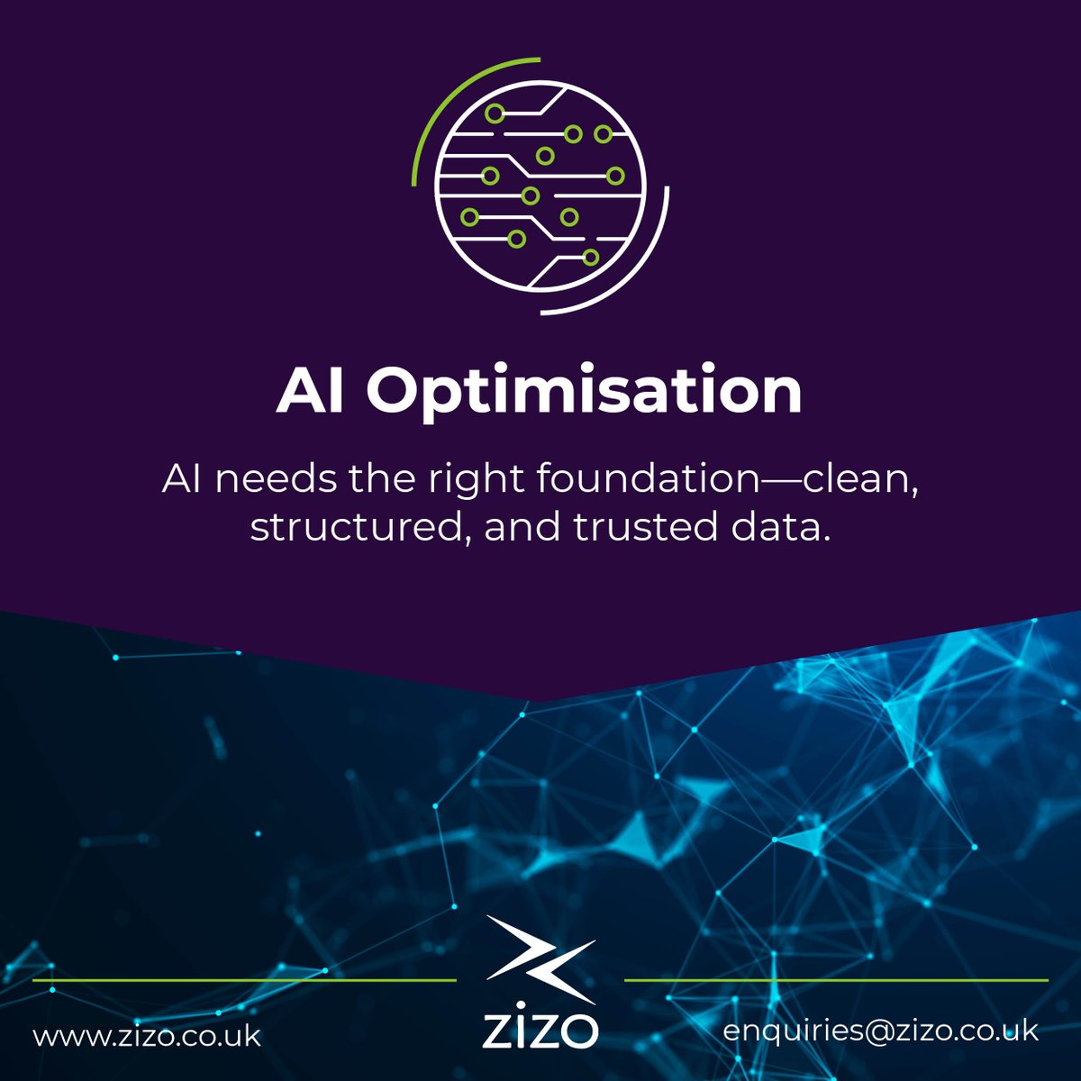 zizo_db's tweet image. 🤖 AI needs the right foundation—clean, structured, and trusted data. 

Zizo helps businesses get their AI strategy right. 

Learn more at zizo.co.uk. 

#AIOptimisation #DataDrivenAI #ZizoAI