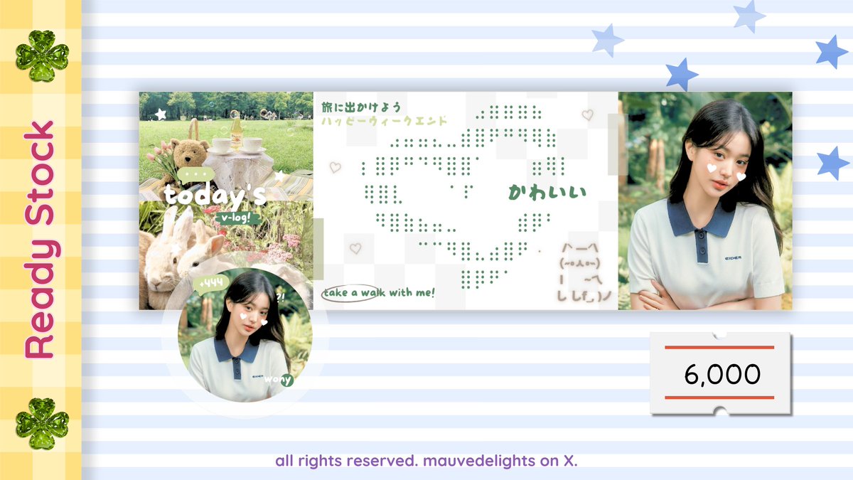 mauvedelights's tweet image. Help rt? Thank you!

Haloo.. aku punya layout ready stock wony foto baru dari katalog baru akuu, ayo di jemput! ☆

ridi stok leot wonyoung ive #zonauang