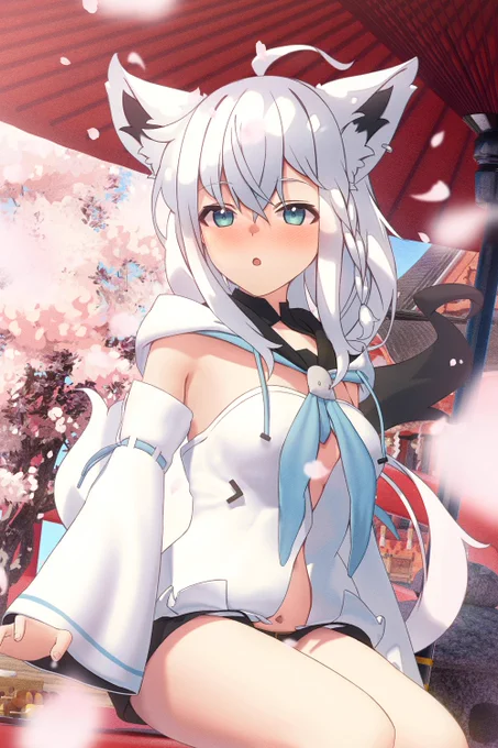 桜フブキの春 #絵フブキ 