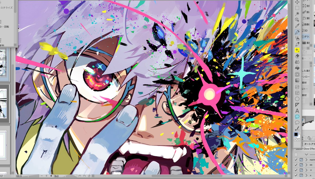 「バリバリ描いています、今年は読み切りをいっぱい描きますのでお楽しみに4月にご報告」|ほろばいさ子のイラスト