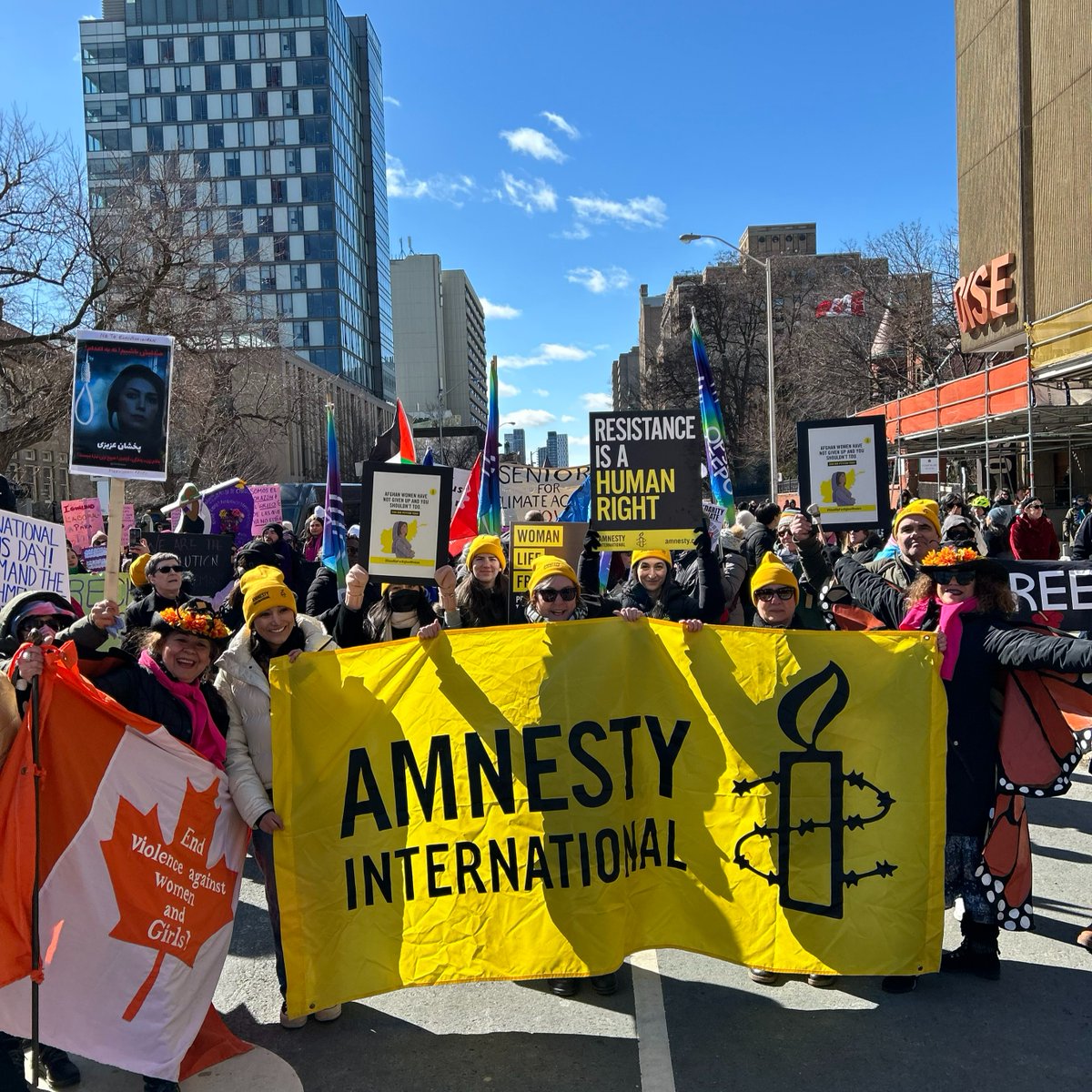 HUGE Thanks to everyone who joined Amnesty Canada's Gender Rights Team for the International Women's Day rally and march last week!

#InternationalWomensDay #WomensDay #IWD #IWD2025