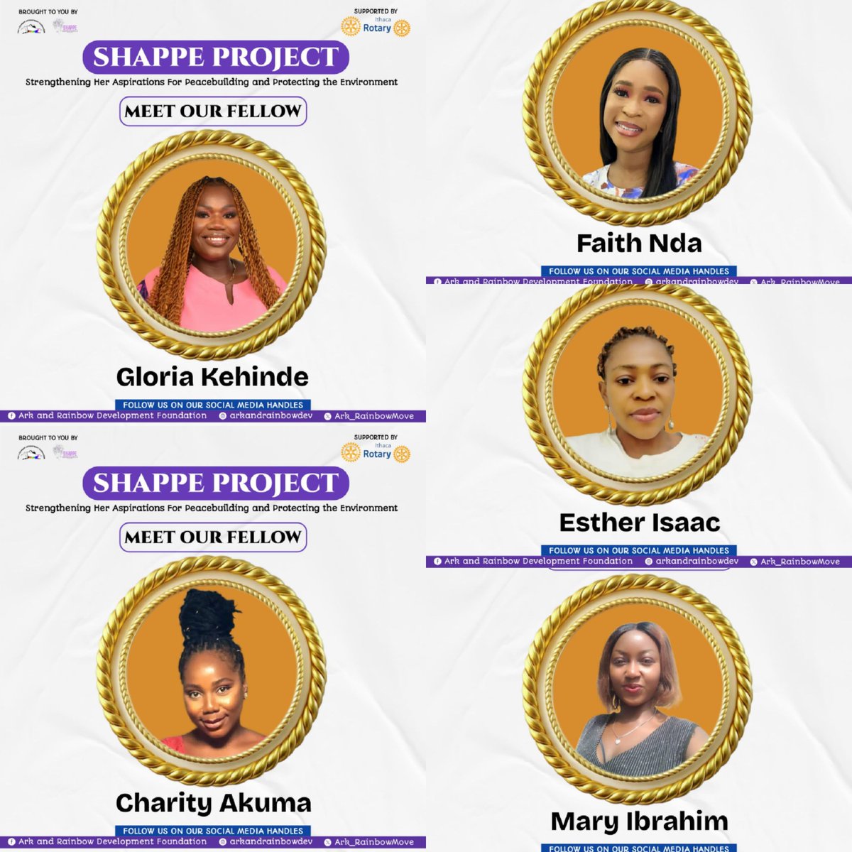 Ark_RainbowMove's tweet photo. Meet the fellows of our SHAPPE Project🥳🥳🥳

#SHAPPEFellowship #SHAPPEProject #SHAPE4ClimateChange https://t.co/AkwylRCwSn