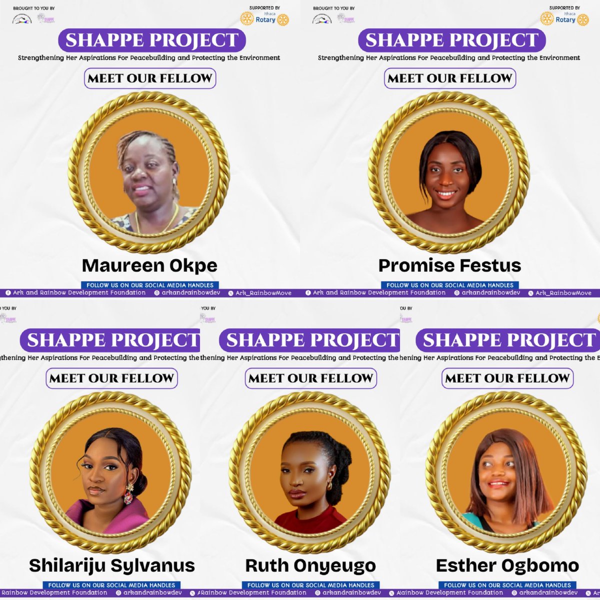 Ark_RainbowMove's tweet photo. Meet the fellows of our SHAPPE Project🥳🥳🥳

#SHAPPEFellowship #SHAPPEProject #SHAPE4ClimateChange https://t.co/AkwylRCwSn