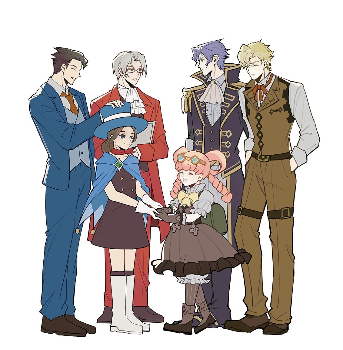 amethyst0718's tweet image. family&amp;amp;family

#大逆転裁判 
#TheGreatAceAttorney 
#逆転裁判 
#AceAttorney
