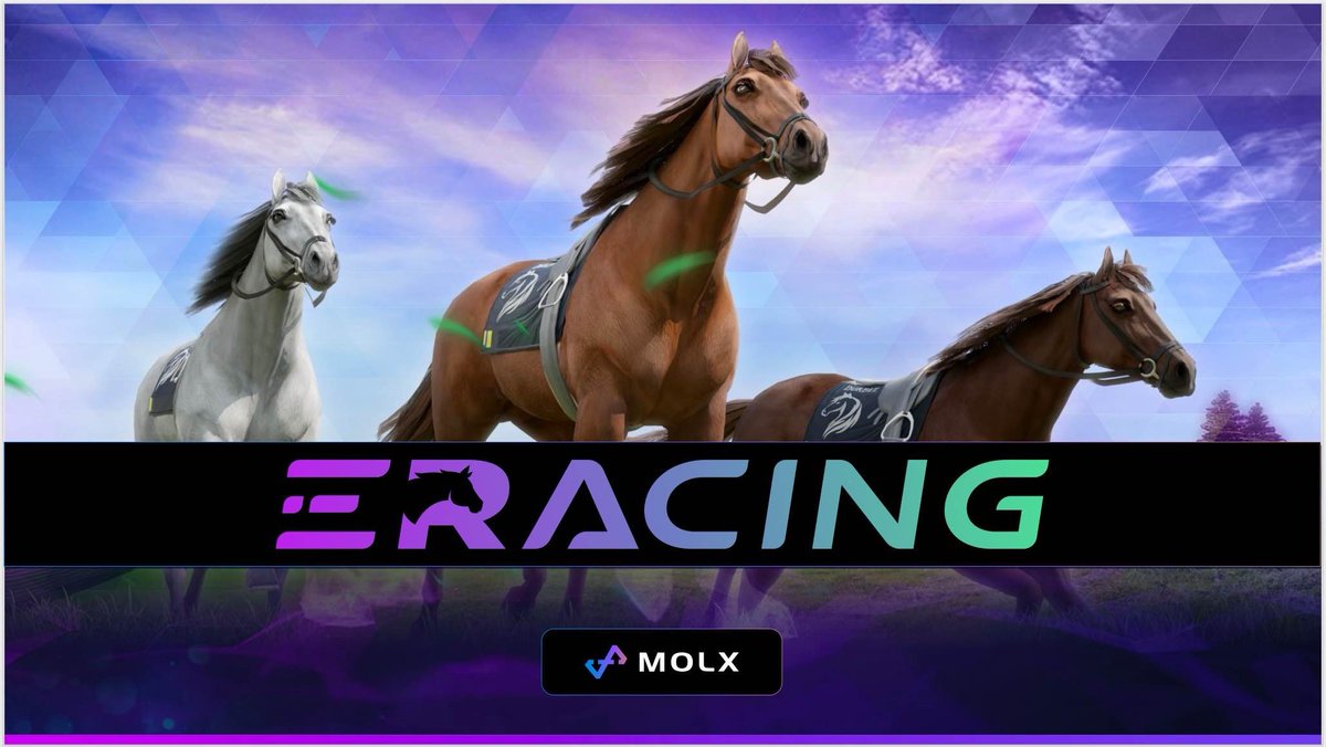 MOLX_Official's tweet photo. 🚨 BREAKING: eRacing's Revolutionary Horse Racing NFT!
🧬 Breed legendary bloodlines with GENETIC EVOLUTION tech - your foals can OUTSTAT parents!
⚡ Triple-stats system: Speed/Stamina/Burst
🏆 Compete for Peace Prize Pools
#MOLX #eRacing #NFT #GameFi https://t.co/3nTgt0J7RQ