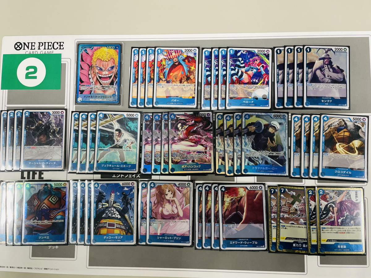 ONEPIECEカードゲーム 3on3 CUP in BCGFest』 優勝チームのデッキを