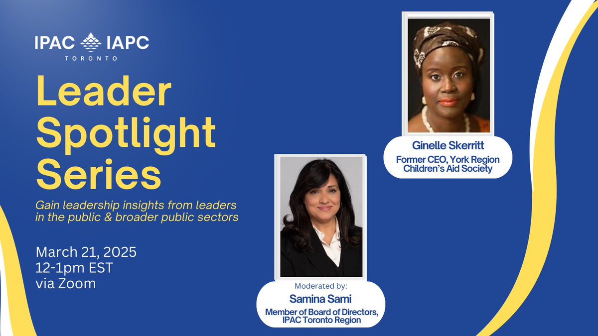 IPAC Toronto Region (@ipactoronto) on Twitter photo ā° <a href="/IPAC_IAPC/">Institute of Public Admin. of Canada</a> fireside chat with Ginelle Skerritt is this Friday! Join us Mar 21 the International Day for Elimination of Racial Discrimination as we reflect and discuss community leadership & public service during these challenging times. Register at docs.google.com/forms/d/e/1FAI⦠Ⱐ<a href="/IPAC_IAPC/">Institute of Public Admin. of Canada</a> fireside chat with Ginelle Skerritt is this Friday! Join us Mar 21 the International Day for Elimination of Racial Discrimination as we reflect and discuss community leadership & public service during these challenging times. Register at docs.google.com/forms/d/e/1FAIā¦