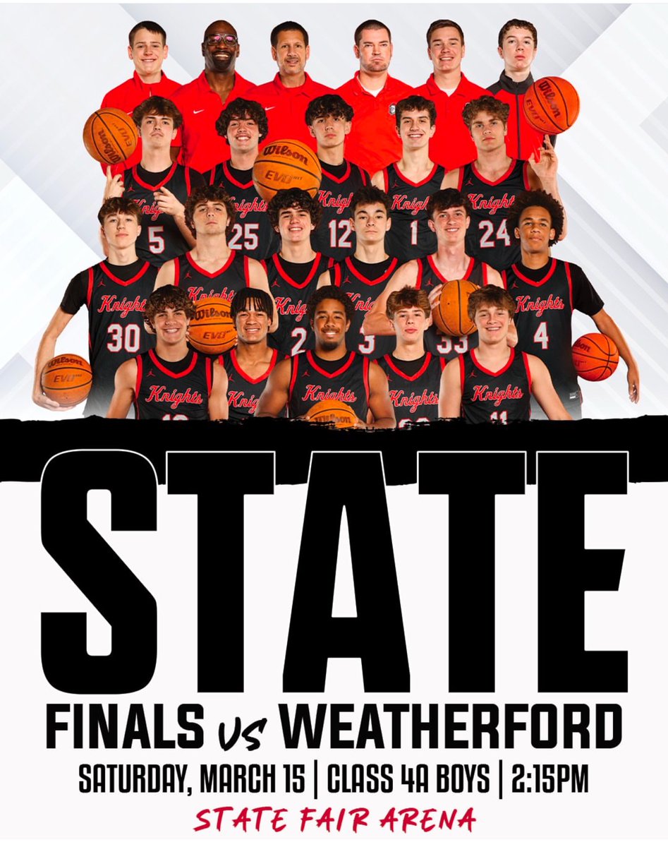 crossingsbb's tweet image. It’s GAMEDAY!

Roll Knights Roll

#MAKEITBETTER

STATE TOURNAMENT 

🆚 Weatherford 
📍 The BIG HOUSE 
📆 Saturday, March 15th 
🕕 2:15 PM