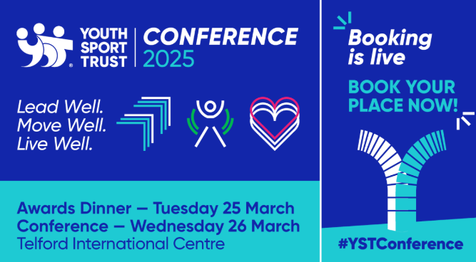 YouthSportTrust's tweet photo. The Youth Sport Trust Awards 2025 celebrates schools, settings, trusts and individuals who, working alongside the Youth Sport Trust over the past year, have made a real and impactful change to the lives of young people.

With over 150 incredible nominations across seven categories, our expert judging panel has carefully selected the finalists - true changemakers in youth sport. The award winners will be presented at the Awards Dinner on Tuesday 25 March, at Telford International Centre, on the eve of the Conference.

Special guests on the evening include:

🏆 Clare Balding - Award-winning broadcaster and author.
⚽ Zara Musker - Captain of the England Deaf Women’s Futsal team and vice-captain of the Great Britain Deaf Women’s football team.
🎤 Radzi Chinyanganya - TV personality, presenter, podcaster and our host for the evening.

Want to be part of the excitement? Head on over to our website to book your ticket: https://t.co/VY6LQiA6RQ

#Conference2025 #YSTConference2025