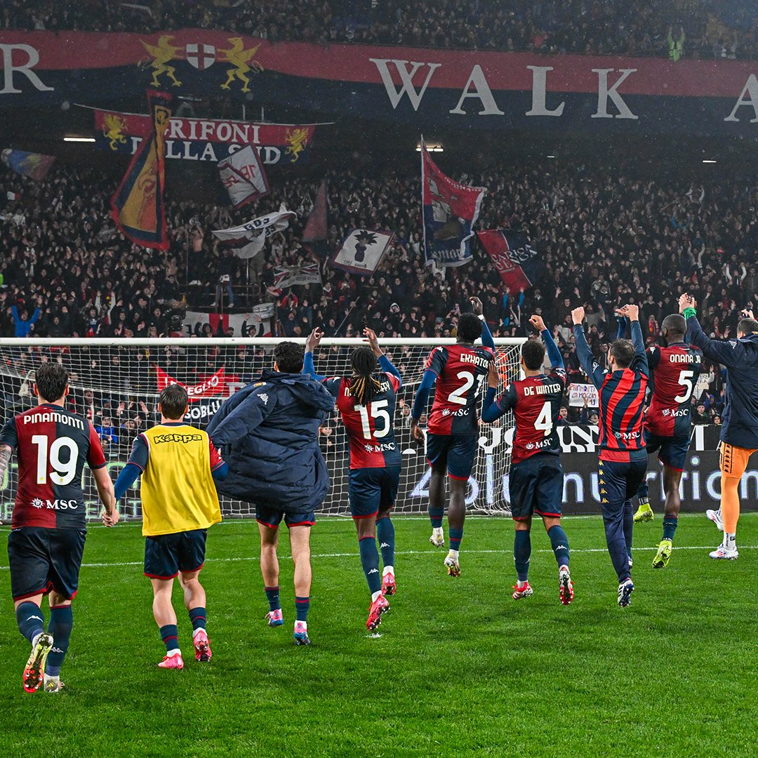 Step by step...important win at home ❤️💙

<a href="/GenoaCFC/">Genoa CFC</a> 

Passo dopo passo…vittoria importante in casa ❤️💙