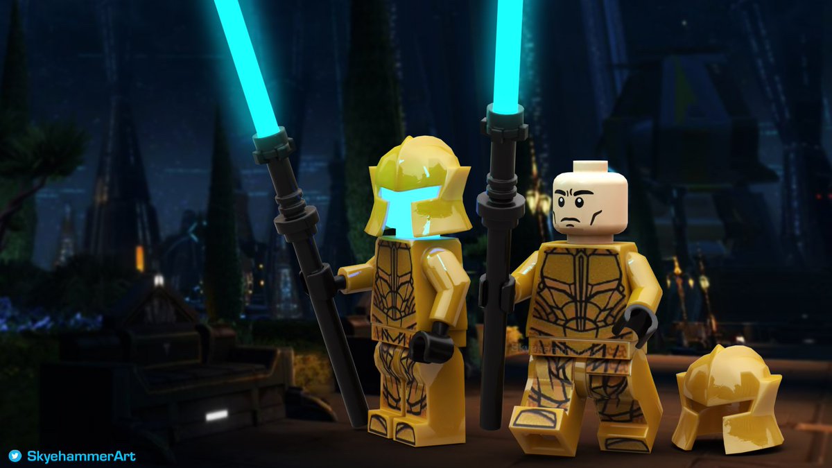 SkyehammerArt's tweet photo. Lego Zakuulan Knights Minifigs from #SWTOR! Getting the torsos was a challenge but worth it.
#swtorfamily #starwars #lego #digitallego #legostarwars #kotfe #zakuul #starwarslego https://t.co/PVfrVJqd0F