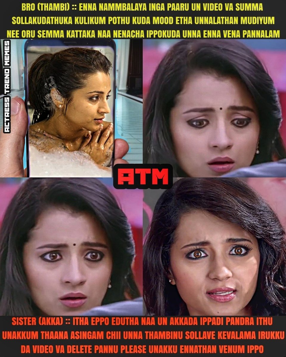 ATMKING20's tweet photo. The Homely Elder Sister And
 Weird Younger Brother'S Lust 
Story Series [Chapter TWO2]......
#ATM #ActressTrendMemes #BroSis
#SisterBrother #TrishaKrishnan
#Trishahot #incestmeme #incest https://t.co/2l8iWNyDqu