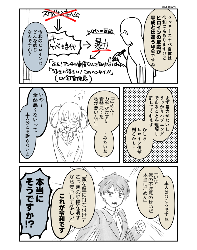 新連載を考える漫画家と編集のオリジナル漫画(のネーム )
暴力ヒロイン編(2/3) 