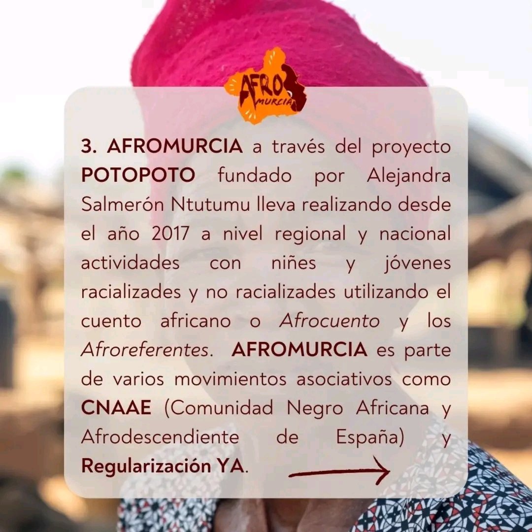 Comunicado de #Afromurcia.
Razones por las que a fecha 14 de marzo 2025 Afromurcia deja de ser parte de la @faammurcia
Federación de Asociaciones Africanas de Murcia.

Gracias y seguimos!! 🤗🤗

#antirracismo
#comunidadAfro
#potopotoAfro
#educacion
#Valores
#Comunidad