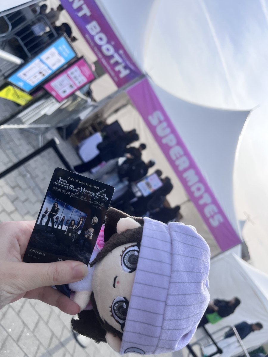 zestorium's tweet photo. #supermates #aespa
チケット引換できた!!!運営さんありがとうございます😭😭😭 https://t.co/Q4F9xIB2C9