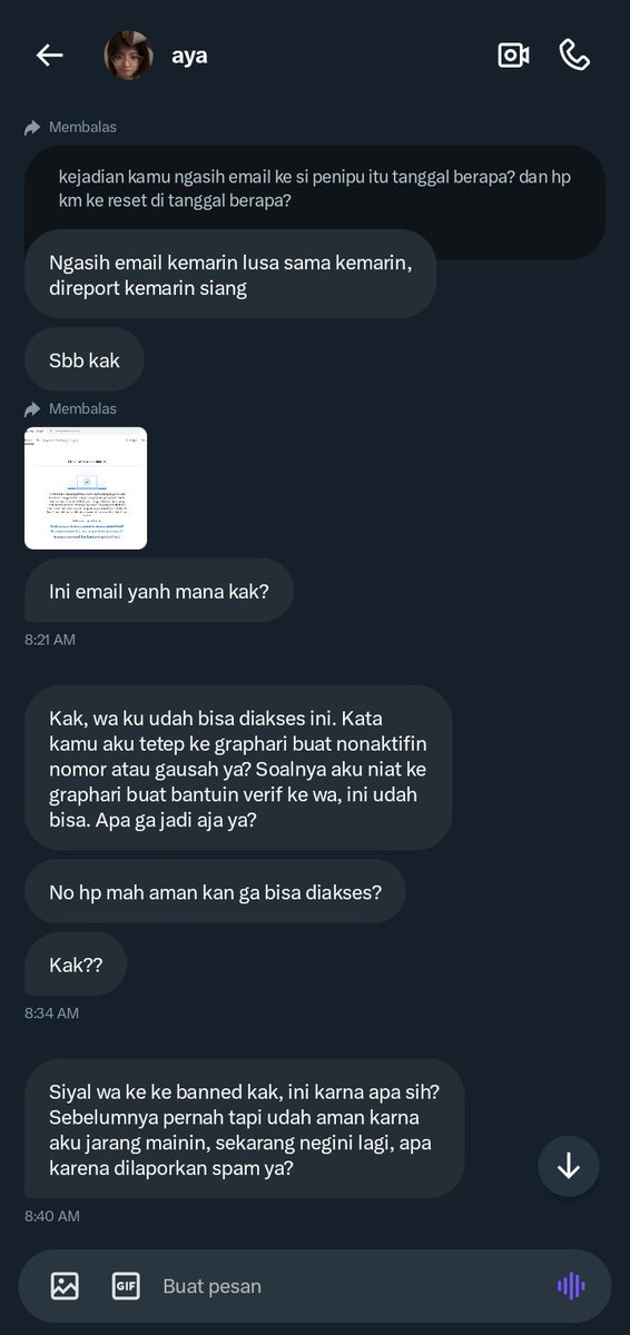 _1981938181's tweet photo. HELP RT!!! 
biar gak ada korban lagi yg terkena scam sama akun penipu @syaneeen 
HATI HATI POKOKNYA SAMA ORANG INI!!!
DIA MINTA AKSES AKUN COSTUMER, DAN SETELAH DAPAT AKSES DIA ME RESET PERANGKAT COSTUMER LEWAT AKUN ITU DI FITUR GOOGLE, HATI HATI!!
TOBAT WOY @syaneeen TOBAT!!! https://t.co/CalY9lN6Gi