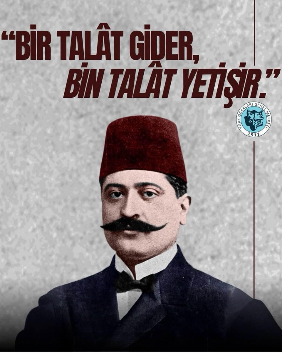 Ermeni teröristlerce şehit edilen,Türk milletinin büyük evladı Talât Paşa’yı rahmet ve minnetle anıyoruz.İttihatçılar ölür,İttihatçılık ölmez!🇹🇷