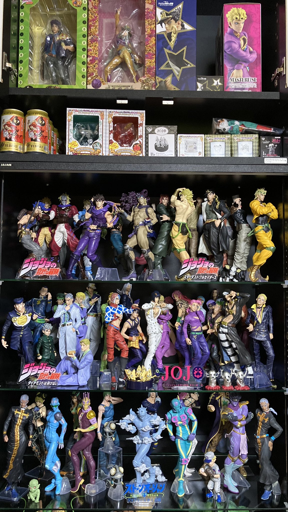 呪術廻戦　ジョジョの奇妙な冒険　フィギュア　まとめ売り22体セット ジョジョの奇妙な冒険 柱の男たミラーとMometriaフィギュア2個