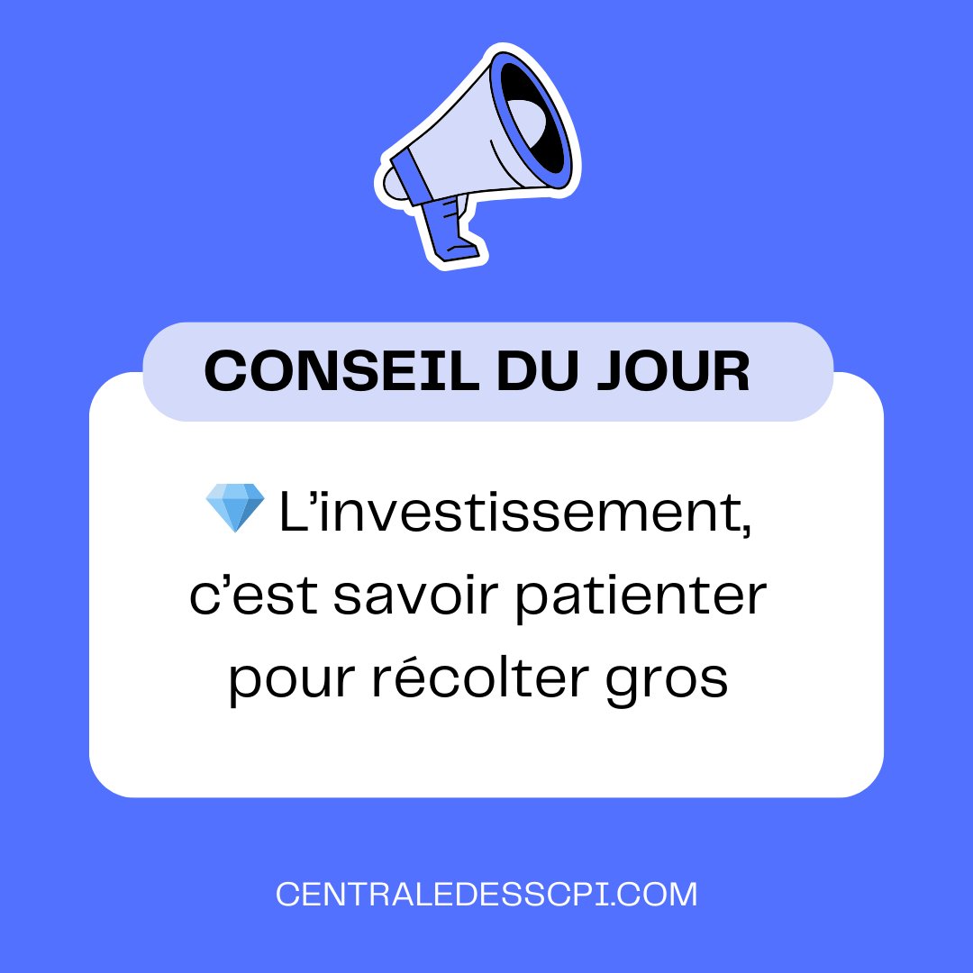 lcdSCPI's tweet image. Les marchés financiers récompensent la patience. Ne cherche pas à t’enrichir vite, mais à t’enrichir bien. 🌍📊 #InvestissementPatience