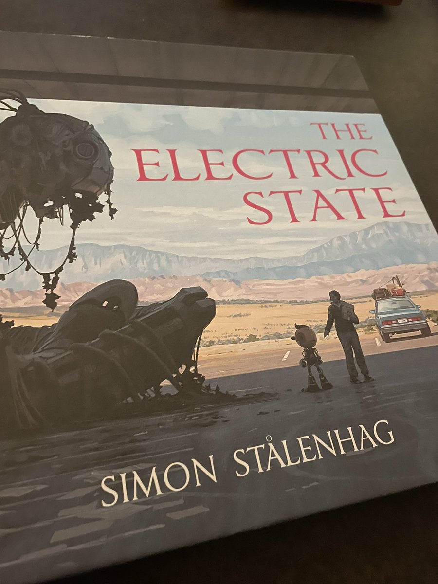 unbadger's tweet photo. The best thing about Netflix’s The Electric State… was that it made me re-read Simon Stålenhag’s The Electric State. 🥴 I think I preferred Amazon’s Tales from the Loop. And I thought that was p mid. They’ll get it right one day Simon… https://t.co/rihuXRjkzY
