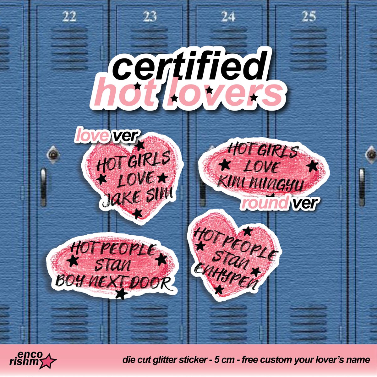 encorishm's tweet photo. [rts and likes are appreciated]

Hot Lovers (Batch 3)
☆⋆｡♡° 𝘤𝘶𝘴𝘵𝘰𝘮 𝘺𝘰𝘶𝘳 𝘭𝘰𝘷𝘦𝘳𝘴 𝘩𝘦𝘳𝘦!! ₊⋆˚

🗓️ PO period: March 15th - 20th

🛒 Pre-order here!
https://t.co/G6yrsRGIy8

🤍Ww/intl go pls dm https://t.co/spbdkTFsU1