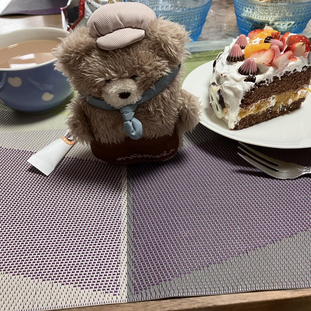 先週、ケーキ🎂作ってみたよん〜❣️