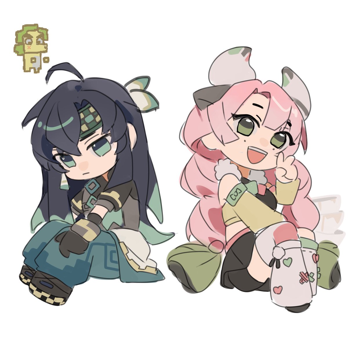 Marx7yy's tweet photo. Muichiro and Mitsuri x kinich and varesa! Not done yet though #DemonSlayer #GenshImpact #MitsuriKanroji #muichiro #Kinich #Varesa https://t.co/pzrUrNEsKF