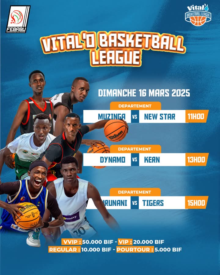 EjoSports's tweet photo. Et voici également les affiches de dimanche le 16 mars 2025 à la fois au terrain du Département et au terrain de l'Entente Sportive.

#Burundi #ejosports #ejo https://t.co/4naMRi4TS6
