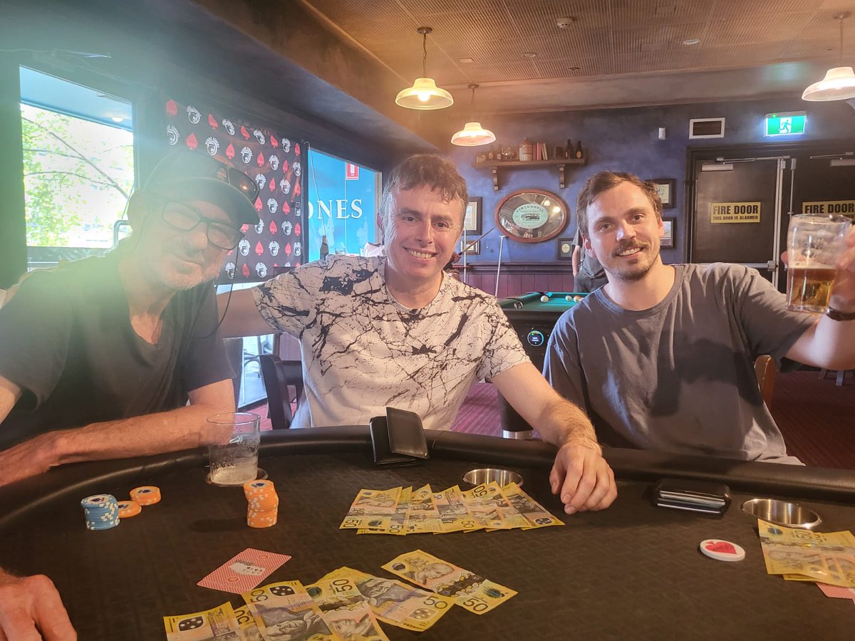 SimonMargan's tweet photo. POKER - FIRST WIN OF THE YEAR
Great poker was played at Molly Malones. The top three players split. I am classing this as my first poker win of the year. This comes after a number of years not playing. It was a struggle for me from beginning to end. #mollymalones #texasholdem https://t.co/8RcGuhINWm