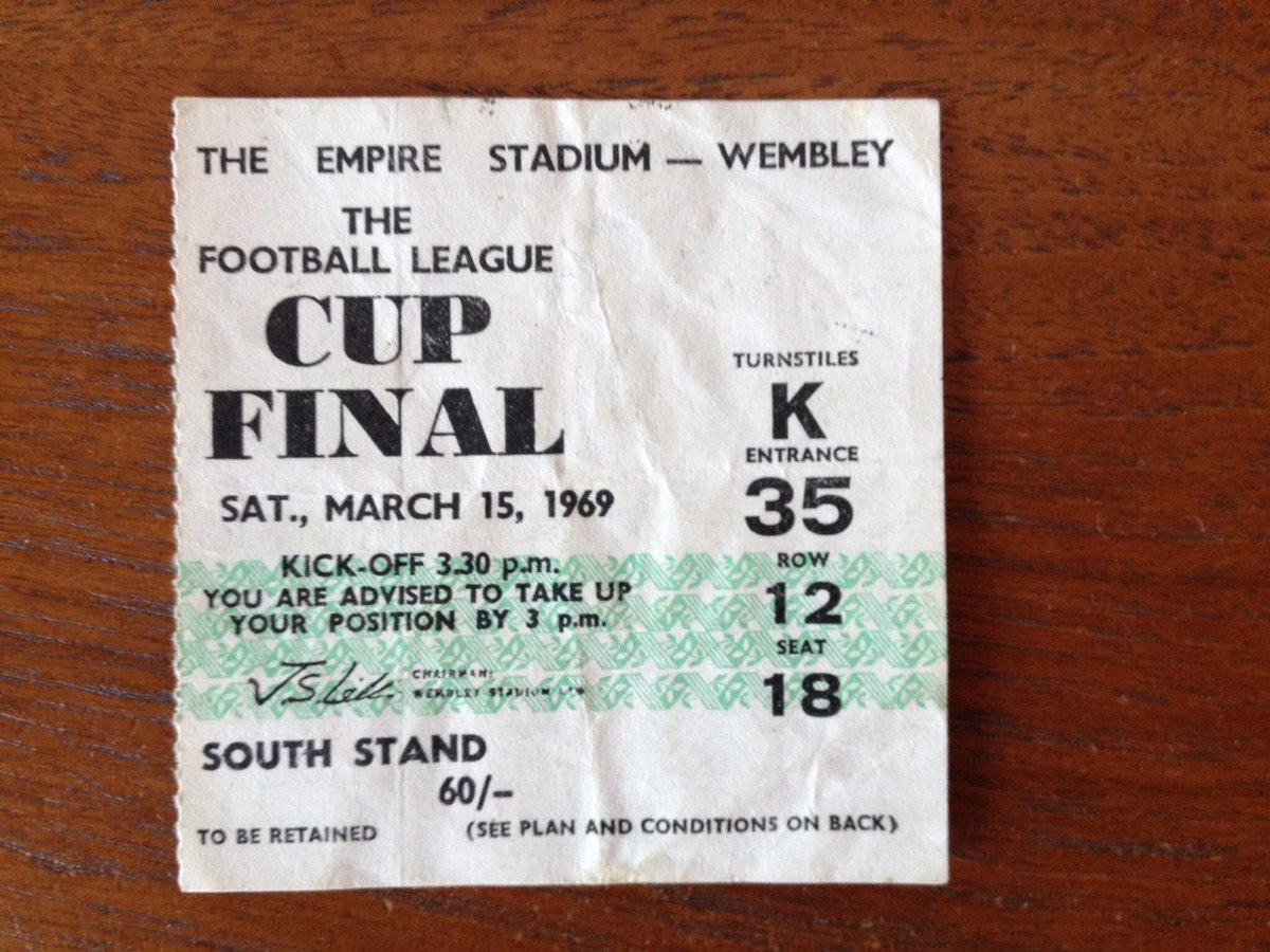 Fifty six years ago today my dad and grandad witnessed their team pull off one of the greatest upsets the League Cup had ever seen. I'm glad I got to see my team follow in their footsteps years later and do the same in the FA Cup. #stfc #wafc