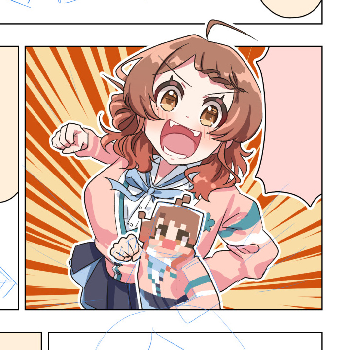 強いウメさん描けた👊💥 