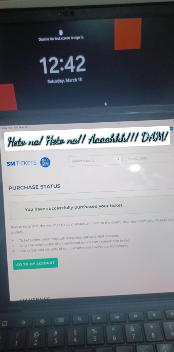 SB19Reign's tweet photo. Alright! Tix Secured!!! See Yah Mahalima! Labyu😘💙!!!!

@SB19Official #SB19DAM #SB19
#SaWWorldTourKickoff https://t.co/jZq0lH6Uyq