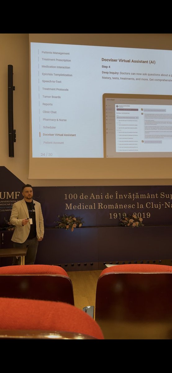alexlazar86's tweet image. It’s been a great experience to see the med students/future doctors so interested into technology. Using the right tools and AI is crucial to stay competitive in this area. #MedTech is now becoming #TechMed . Thank you @medicalis for inviting us as sponsors.