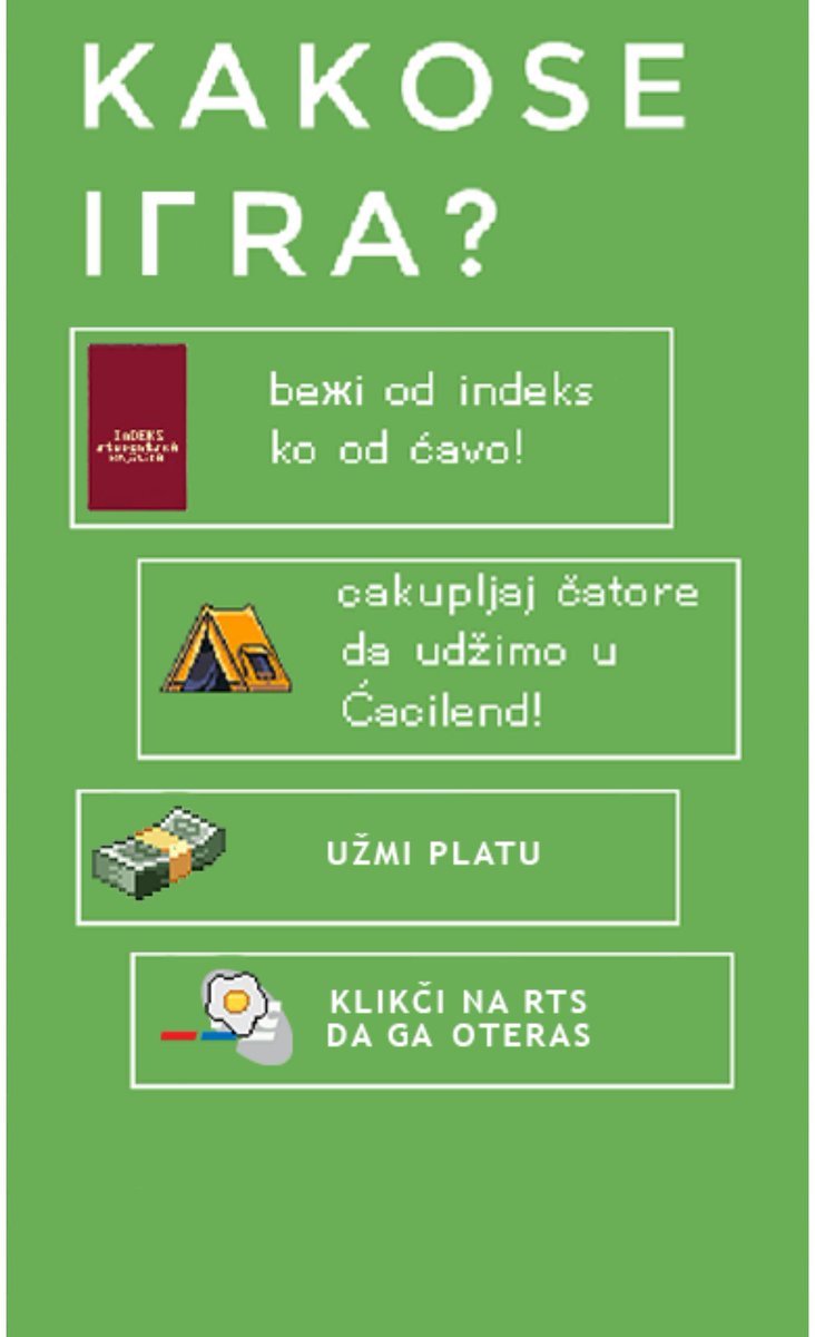 Metafizicar's tweet photo. ćaci game https://t.co/vCNjehkQex
